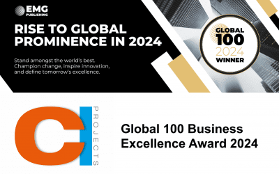 CI Projects wins Global 100 Business Excellence Award 2024